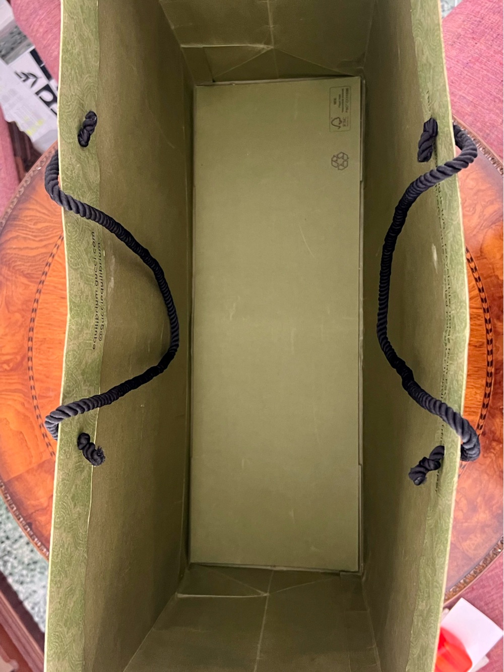 Gucci classic green shopping bag - Extra Large - Picture 2 of 4